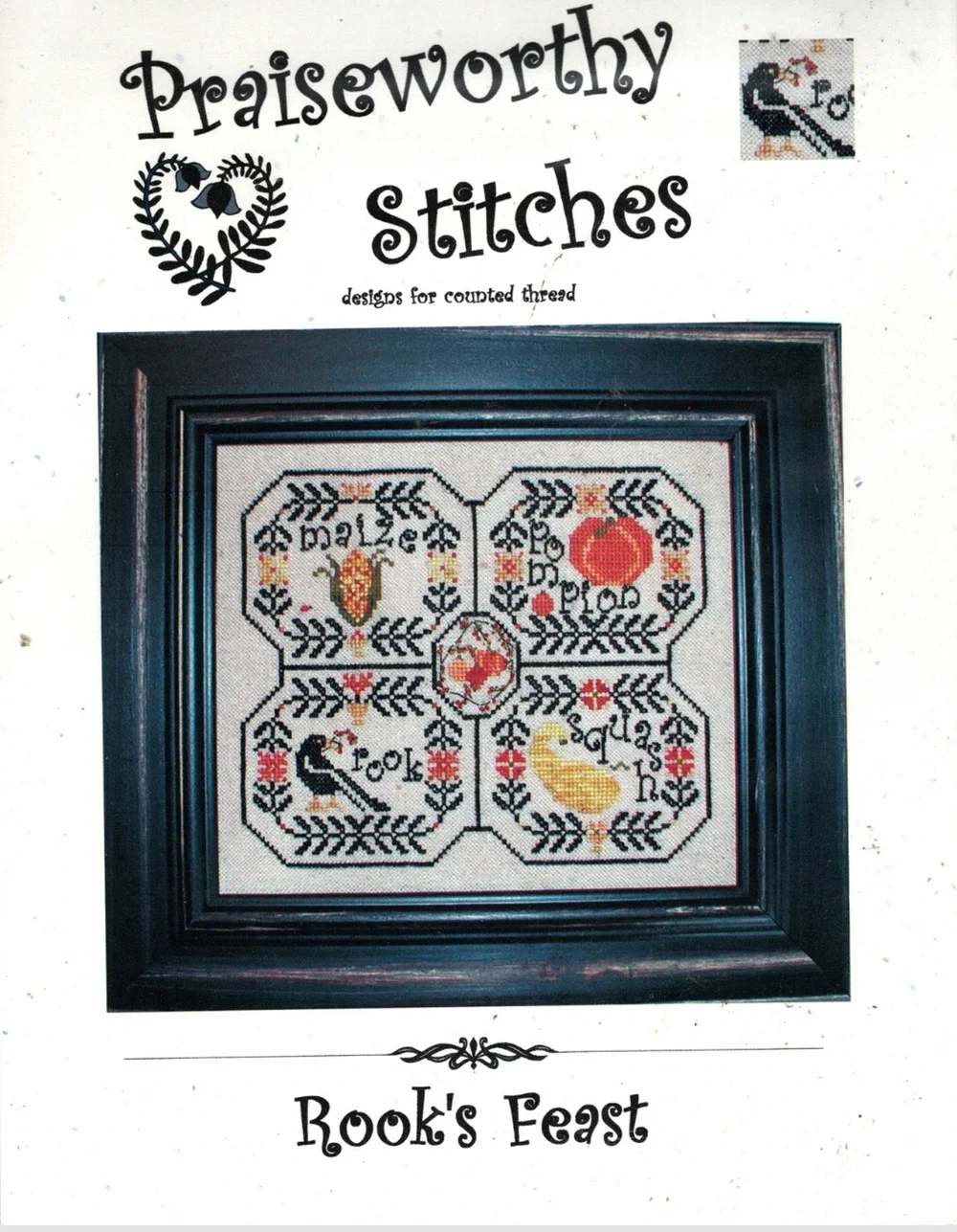 Praiseworthy Stitches Counted Cross stitch chart - Rook's Feast 2017 CHART ONLY